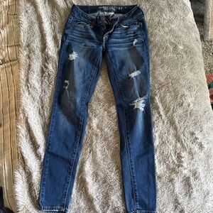 American Eagle Outfitters Light Blue Super Stretch Jeans